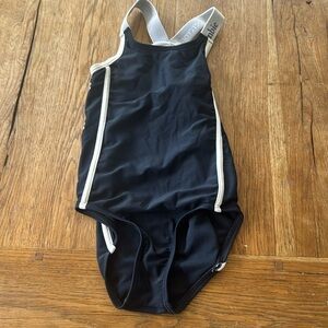 Abercrombie Kids Navy White One Piece Swimsuit